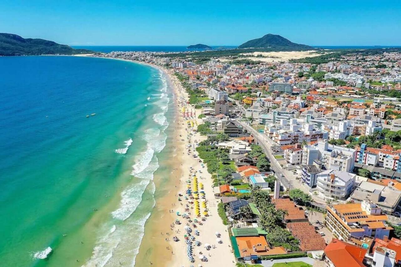 Apartamento Com Vista Do Mar Em Residencial Com Piscina Флорианополис Экстерьер фото