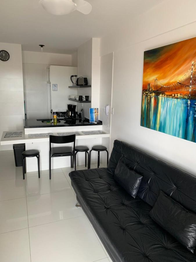 Apartamento Com Vista Do Mar Em Residencial Com Piscina Флорианополис Экстерьер фото