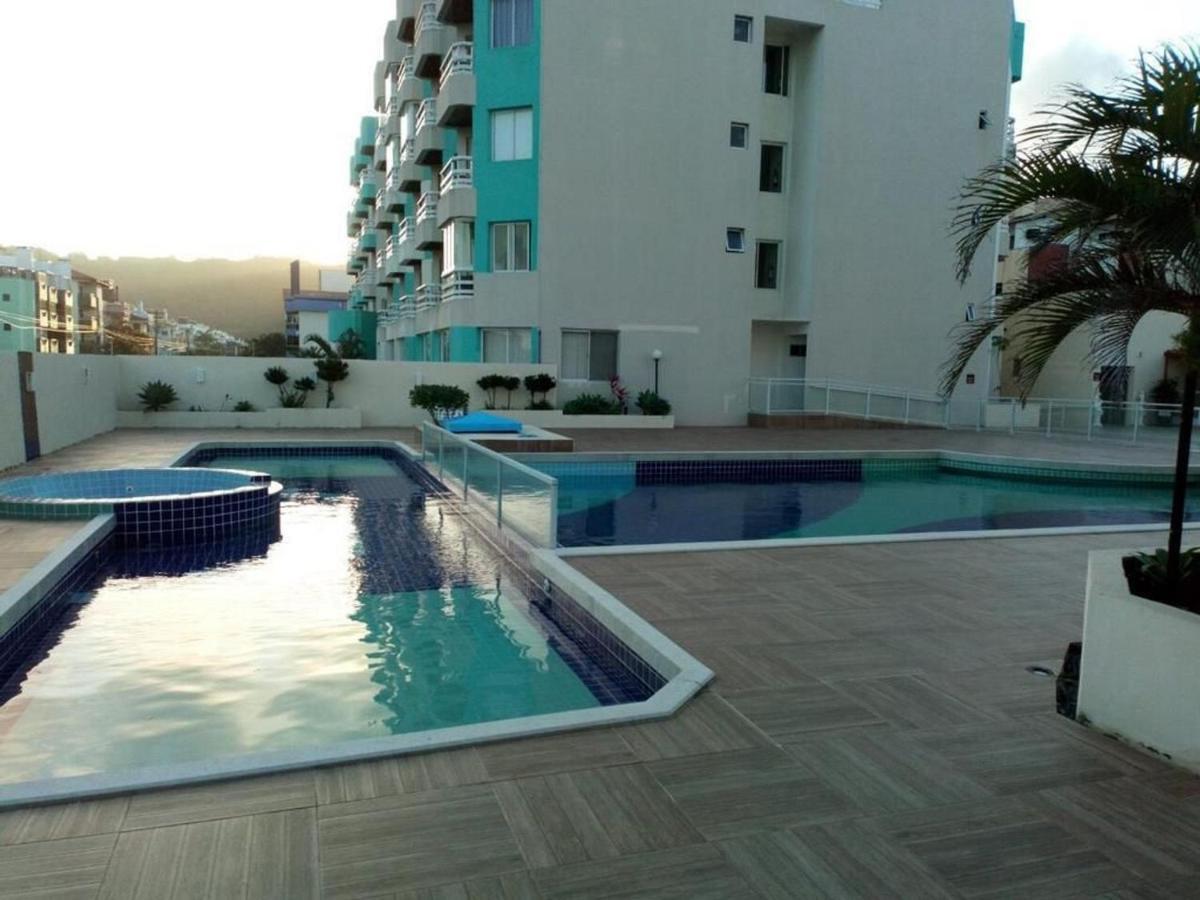 Apartamento Com Vista Do Mar Em Residencial Com Piscina Флорианополис Экстерьер фото