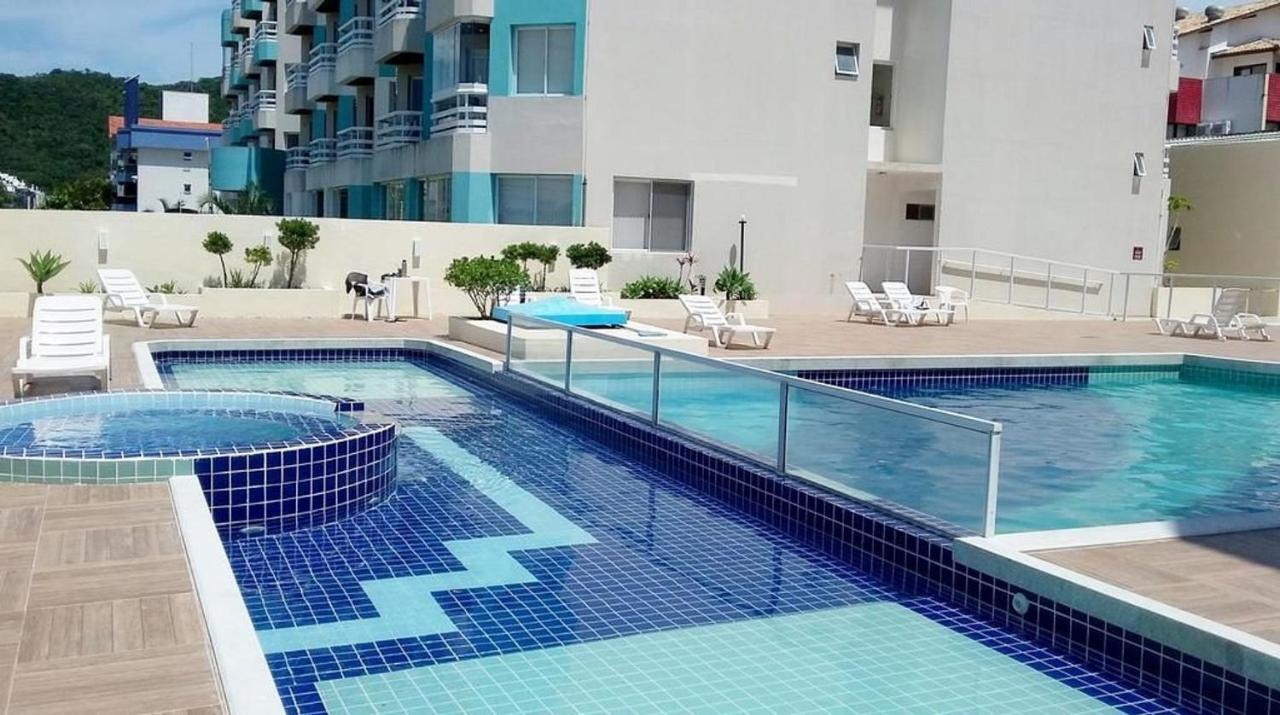 Apartamento Com Vista Do Mar Em Residencial Com Piscina Флорианополис Экстерьер фото