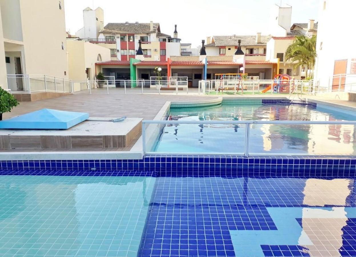 Apartamento Com Vista Do Mar Em Residencial Com Piscina Флорианополис Экстерьер фото